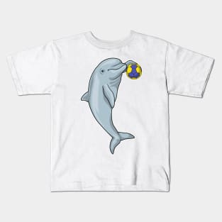 Dolphin Handball player Handball Kids T-Shirt